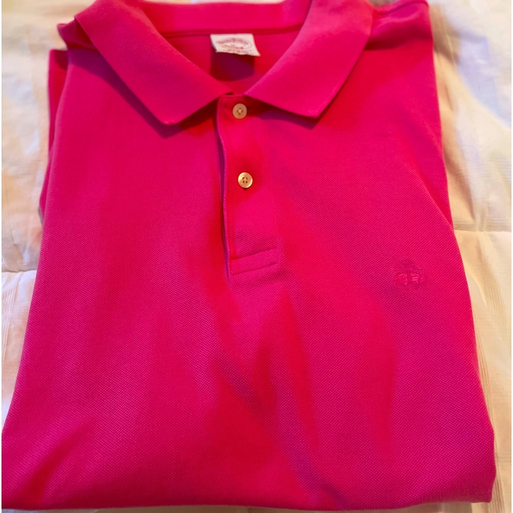 Brooks Brothers M-XL Polo-excellent condition-smoke/pet free home-too big for me